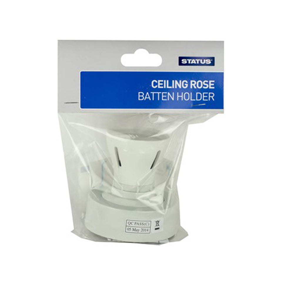 Status-Ceiling-Rose-Batten-Holder-Bayonet-Cap-Carded Status-Ceiling-Rose-Batten-Holder-Bayonet-Cap-Carded